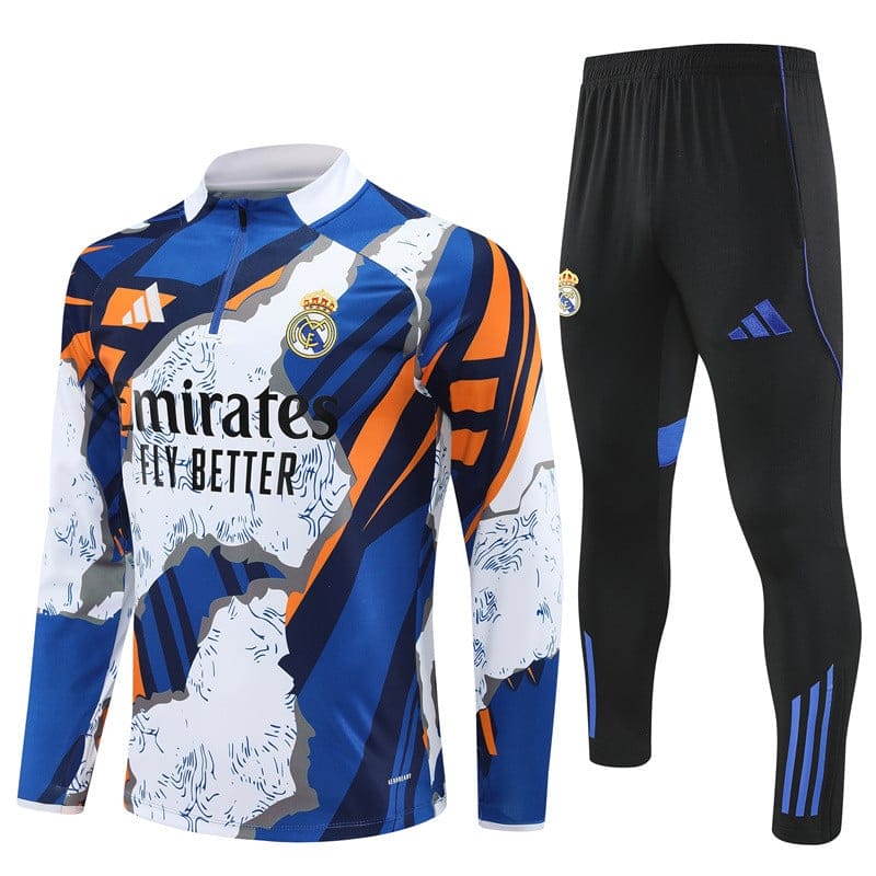 Real Madrid 2025-26 Soccer Training Set – Abstract Ice Storm Edition