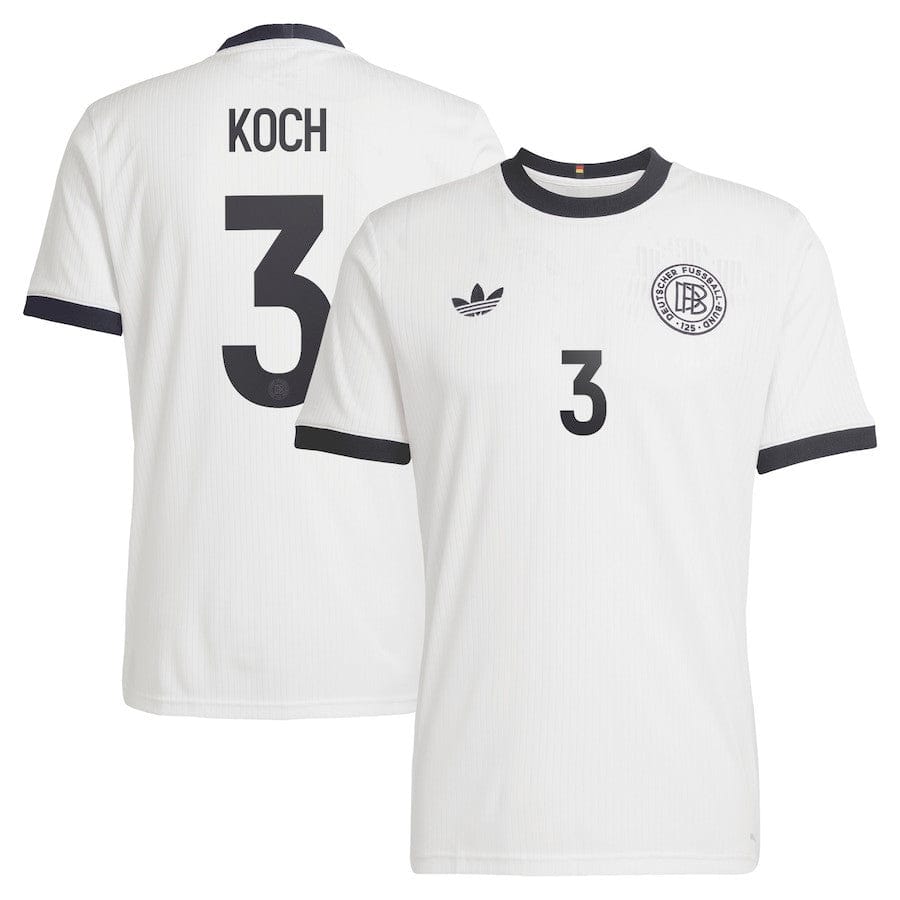 Robin Koch 3 Germany National Team 125th Anniversary Men Jersey – White
