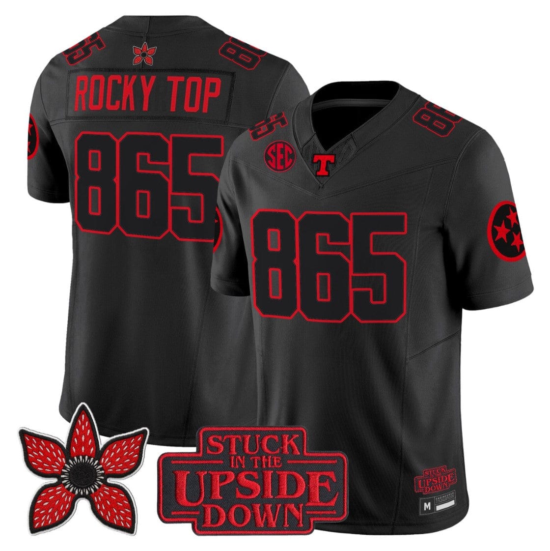 Rocky Jersey #865 Tennessee Vols Stranger Things Edition Vapor Stitched