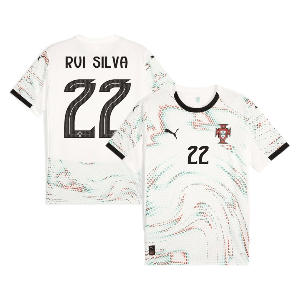 Rui Silva 22 Portugal National Team 2025-26 Away Men Jersey – White