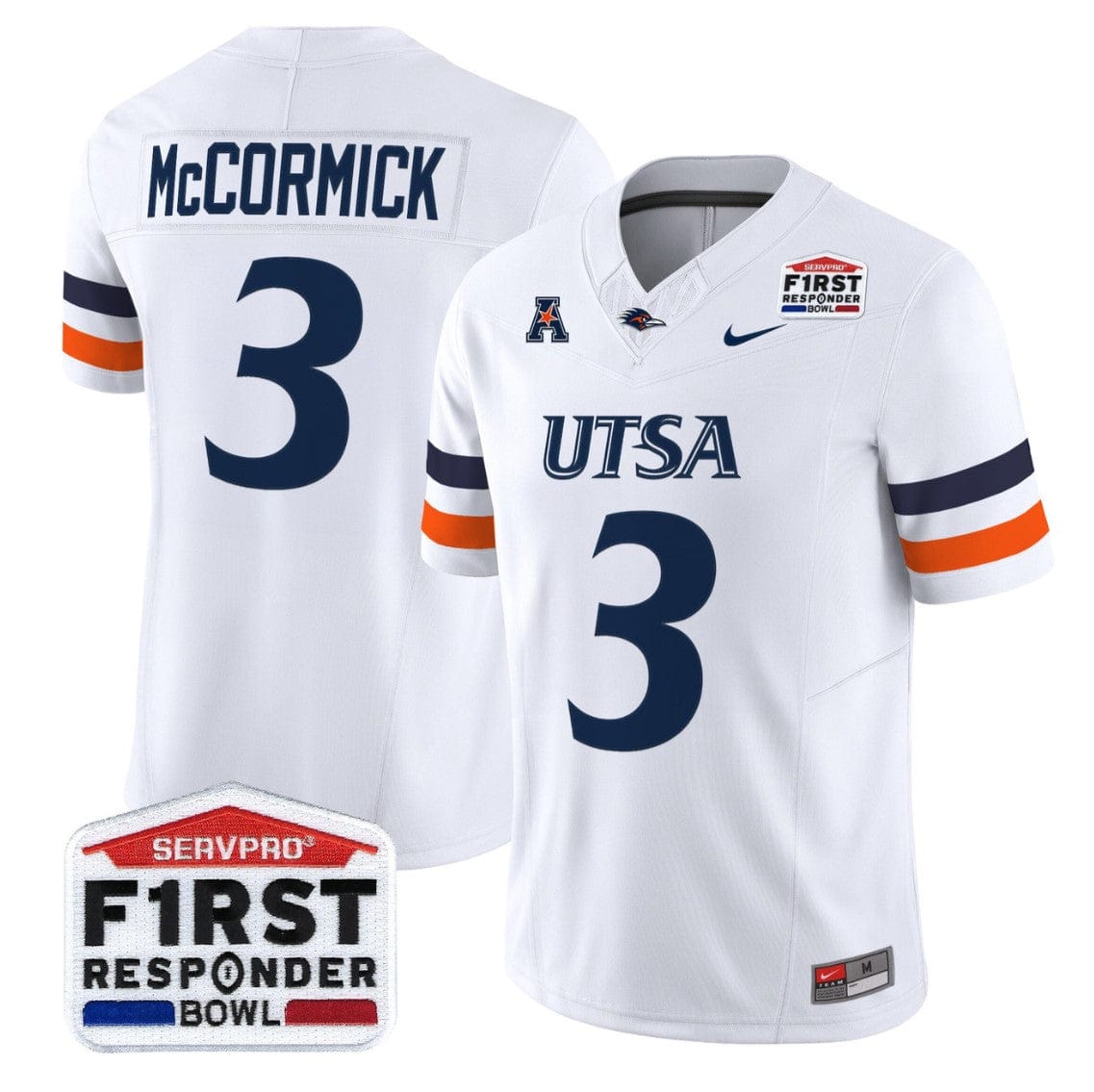 Sincere McCormick Jersey #3 UTSA Roadrunners 2025 First Responder Bowl - Image 4