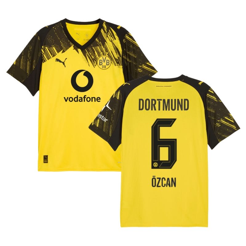 Salih Ozcan #6 Borussia Dortmund 2025-26 Home Men Jersey – Yellow