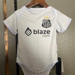 Santos 2025-26 Future Peixe Star Soccer Baby Bodysuit – White