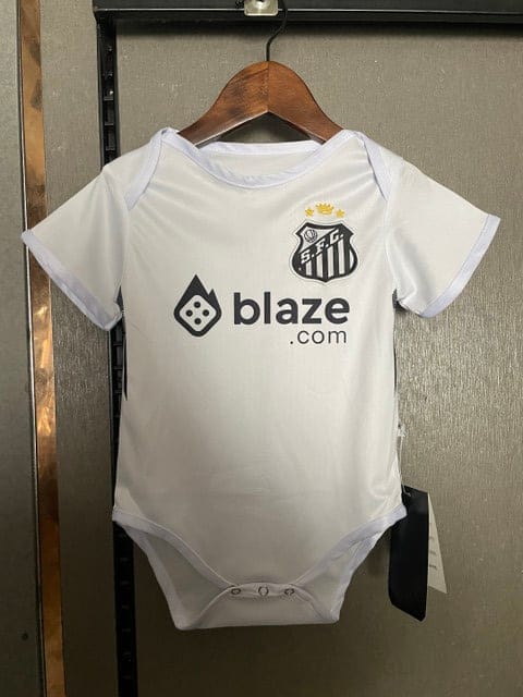 Santos 2025-26 Future Peixe Star Soccer Baby Bodysuit – White