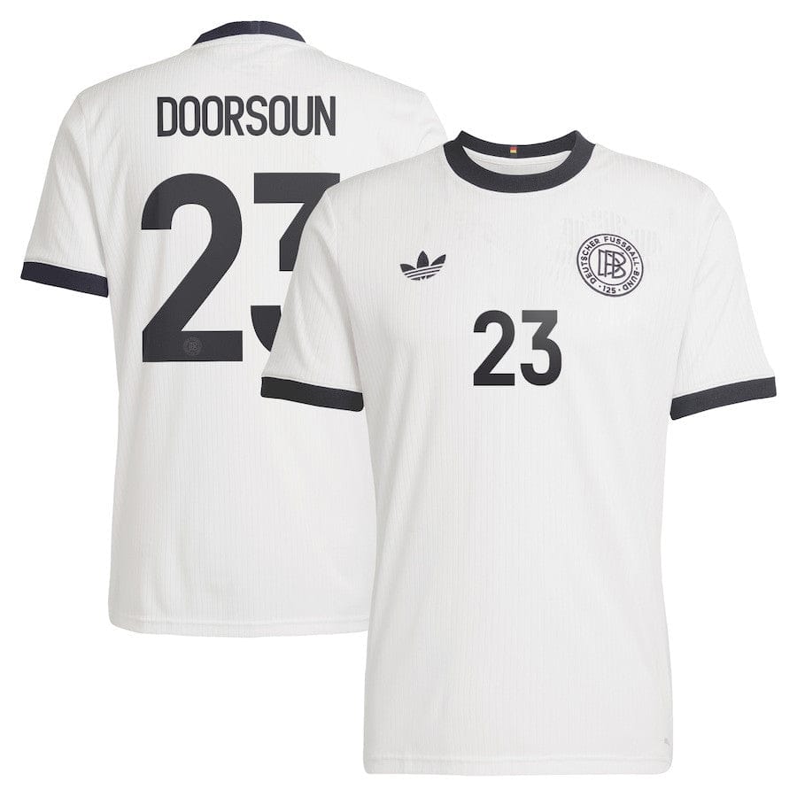 Sara Doorsoun 23 Germany National Team 125th Anniversary Men Jersey – White