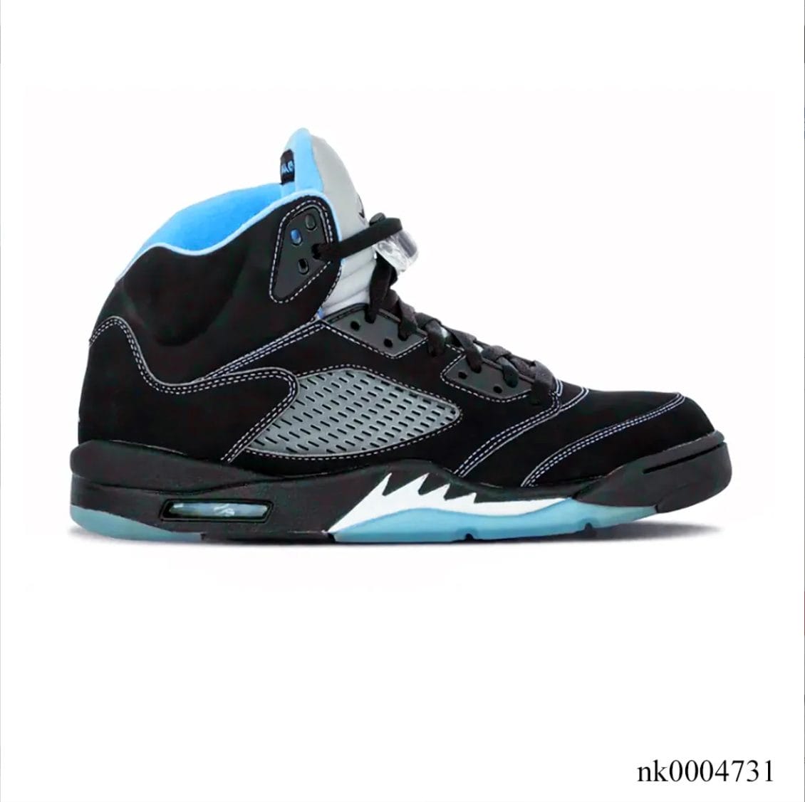 Air Jordan 5 Black University Blue Shoes Sneakers