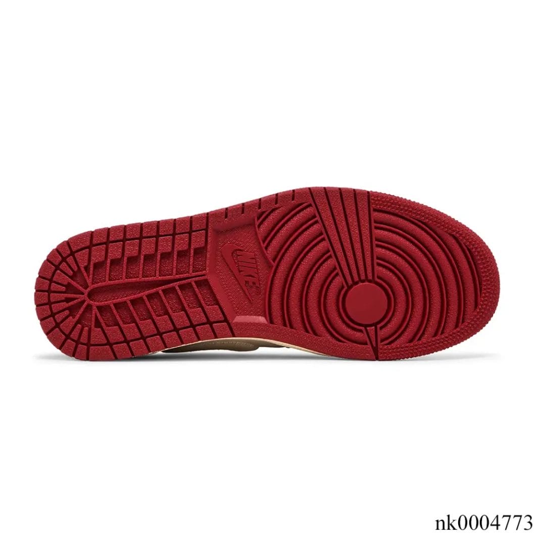 Trophy Room x Air Jordan 1 Low OG (White Swoosh) Shoes Sneakers - Image 4
