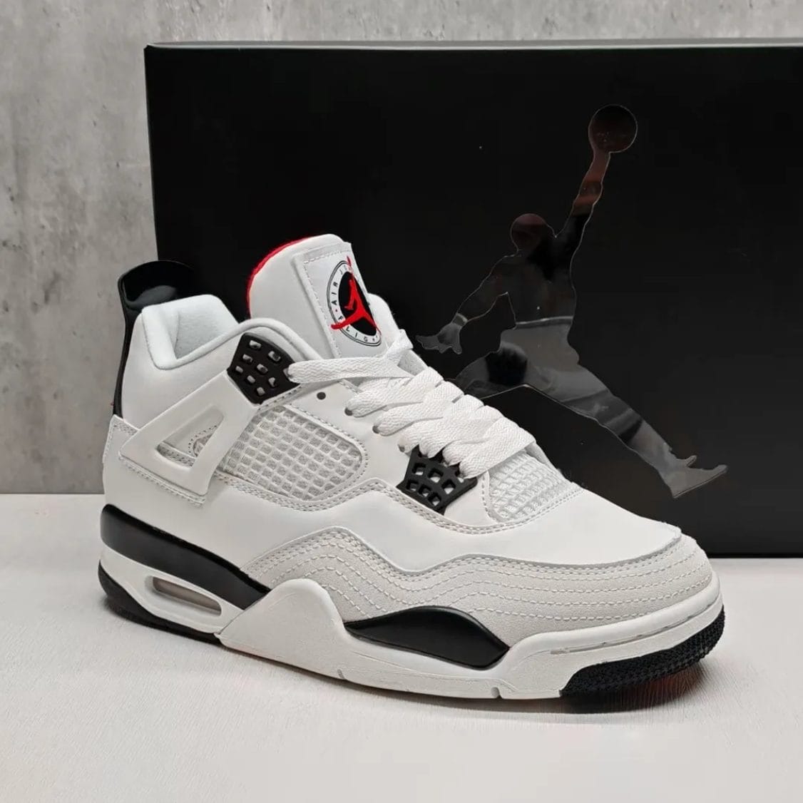 Alternative view of Air Jordan 4 Flight Club Shoes Sneakers