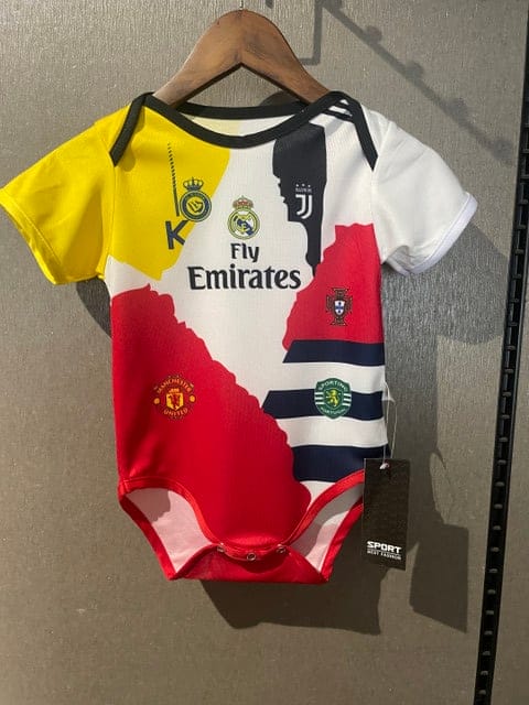 Soccer Legend Ronaldo 2025-26 Future GOAT Comfort Baby Bodysuit – All club