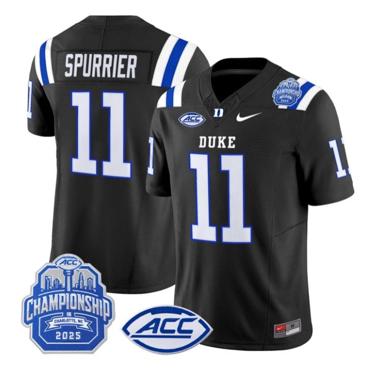 Alternative view of Steve Spurrier Jersey #11 Duke Blue Devils 2025 ACC Championship Stitched