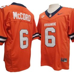 Alternative view of Syracuse Orange #6 Kyle McCord Vapor F.U.S.E. Limited Jersey
