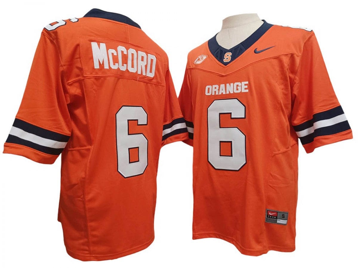 Syracuse Orange #6 Kyle McCord Vapor F.U.S.E. Limited Jersey - Image 2