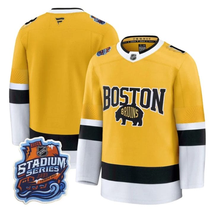 Team Jersey Boston Bruins 2026 Stadium Series Premium All Stitched