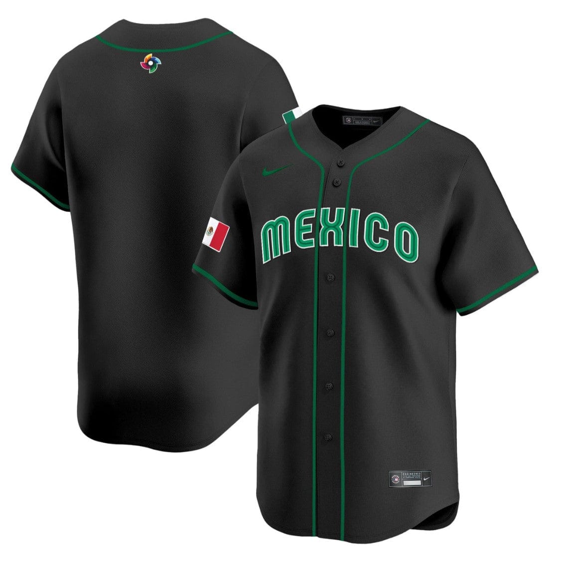 Alternative view of Team Jersey Projected Team Mexico World Baseball Classic 2023 Style 2026 Roster