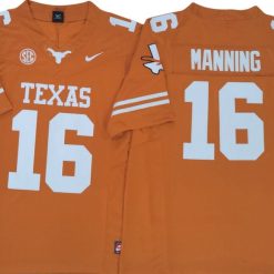Alternative view of Texas Longhorns #16 Arch Manning Vapor F.U.S.E. Limited Jersey - Texas logo