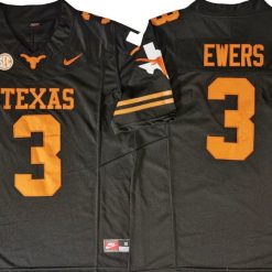 Texas Longhorns #3 Quinn Ewers Vapor F.U.S.E. Limited Jersey - Texas logo