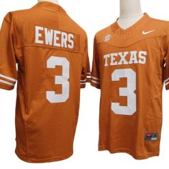 Texas Longhorns #3 Quinn Ewers Vapor F.U.S.E. Limited Jersey