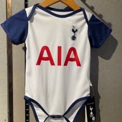 Tottenham Hotspur 2025-26 Adorable Spurs Fanwear Soccer Baby Bodysuit – White Blue