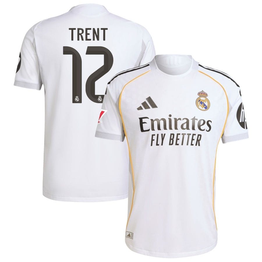 Trent Alexander-Arnold 12 Real Madrid 2025-26 Home Jersey – White