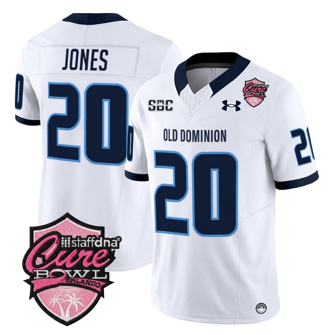 Trequan Jones Jersey #20 Old Dominion Monarchs 2025 Cure Bowl Stitched - Image 4
