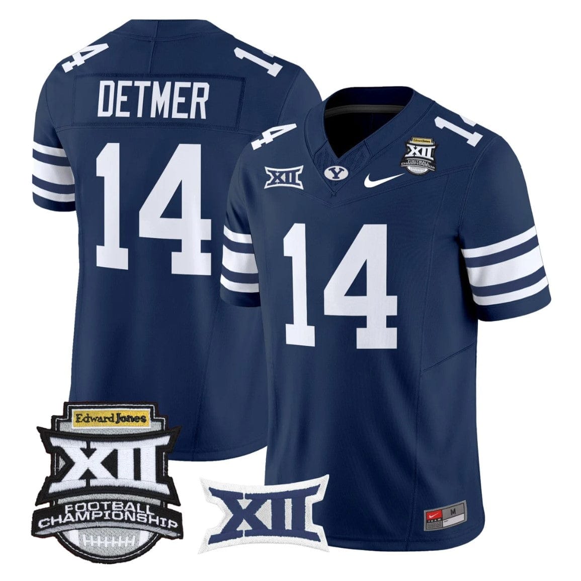 Ty Detmer Jersey #14 BYU Cougars 2025 Big 12 Championship Stitched - Image 3