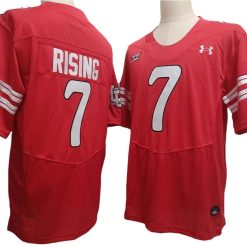 Alternative view of Utah Utes #7 Cameron Rising Throwback Vapor F.U.S.E. Limited Jersey