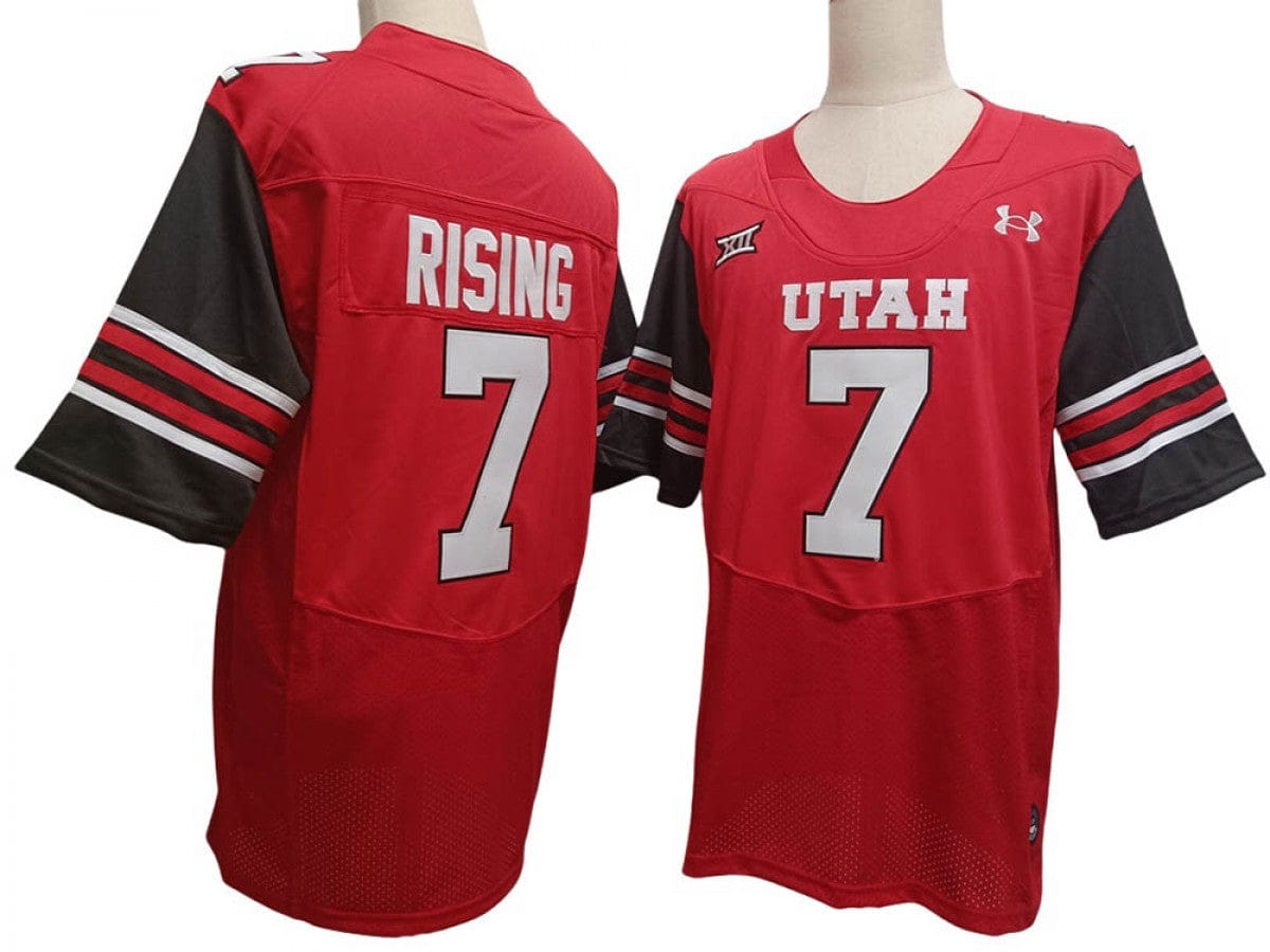 Utah Utes #7 Cameron Rising Throwback Vapor F.U.S.E. Limited Jersey - Image 3