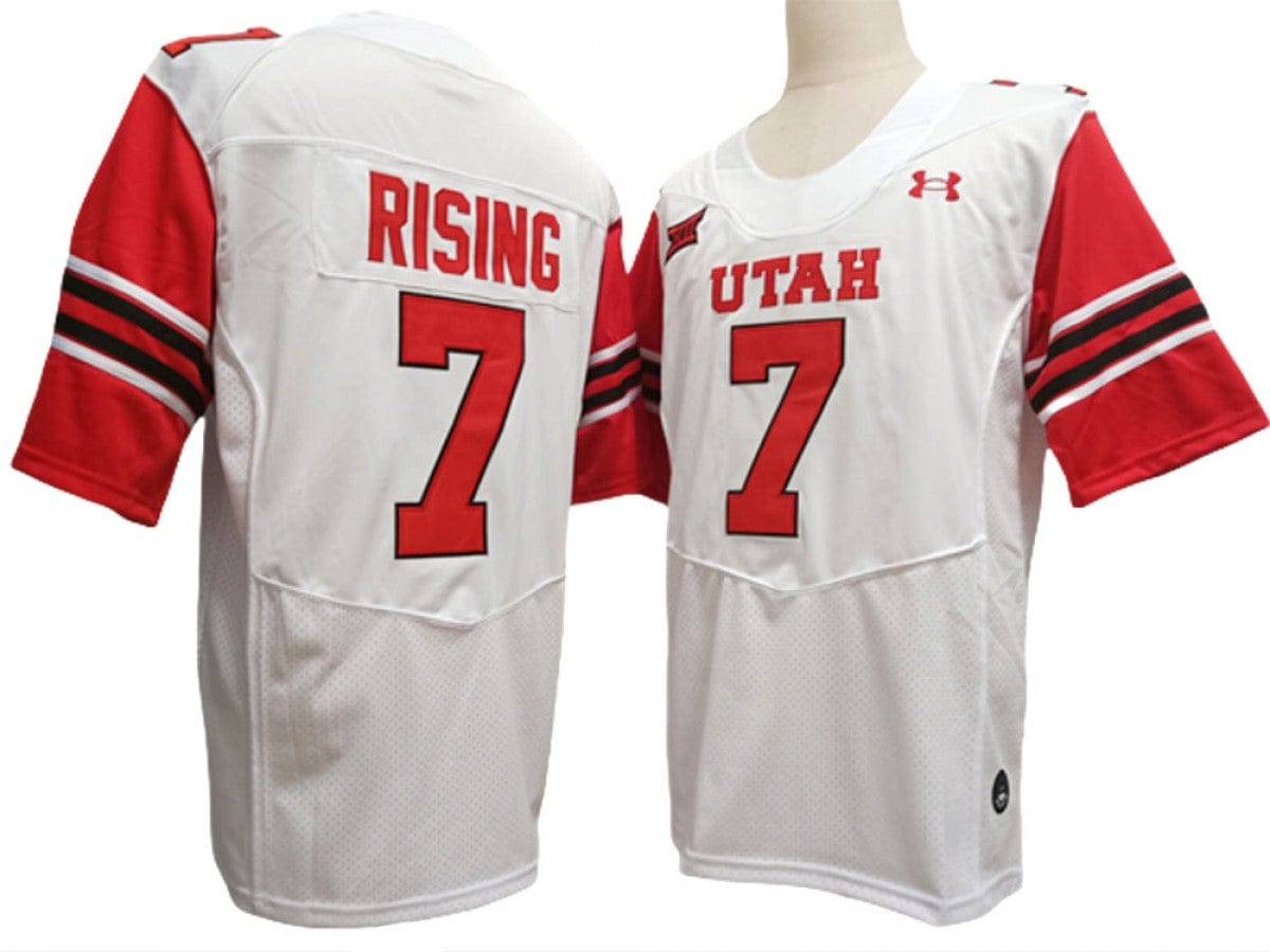Utah Utes #7 Cameron Rising Throwback Vapor F.U.S.E. Limited Jersey - Image 4