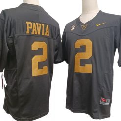 Vanderbilt Commodores #2 Diego Pavia Vapor F.U.S.E. Limited Jersey Stitched