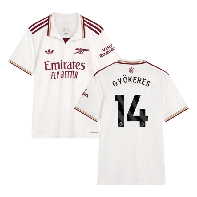 William Saliba #2 Arsenal 2025-26 Home Jersey – Red