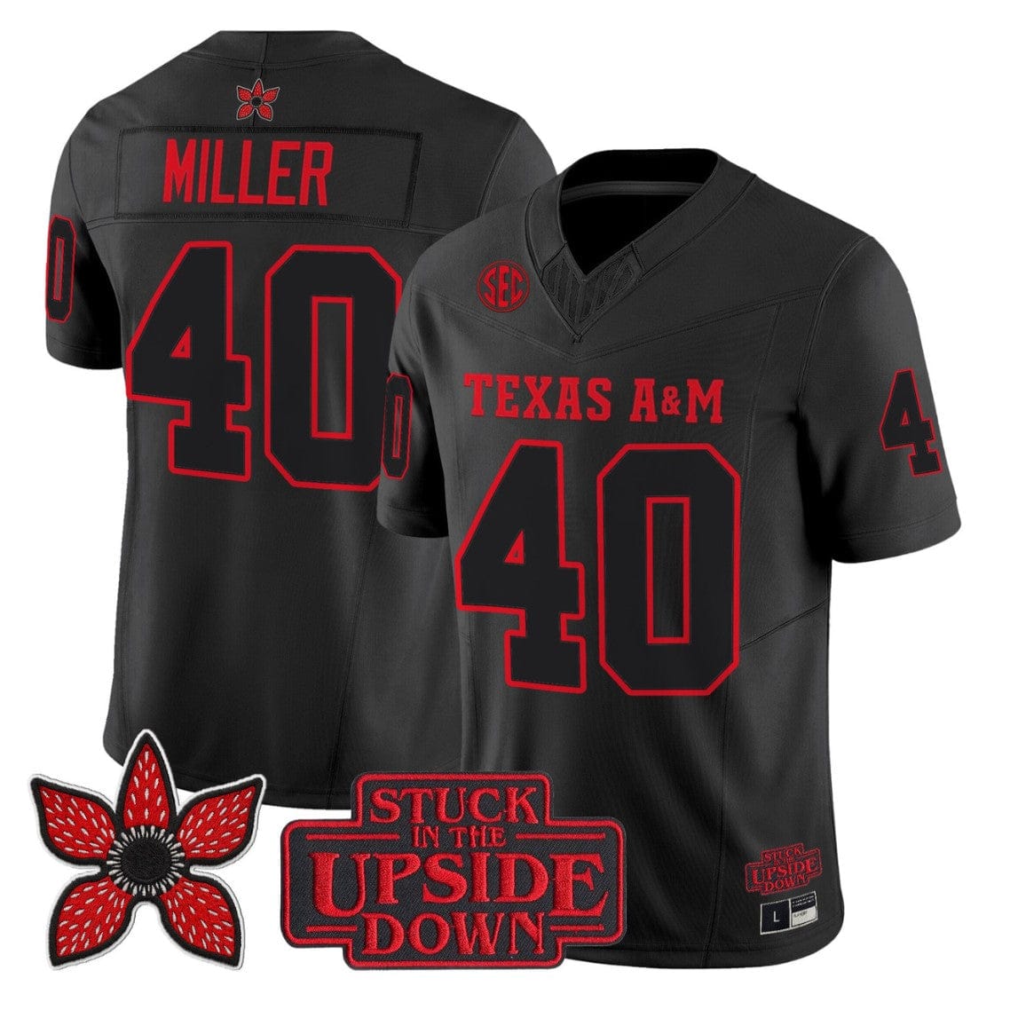 Von Miller Jersey #40 Texas A&M Aggies Stranger Things Edition Limited Stitched