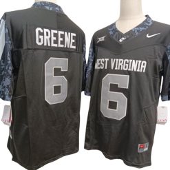 West Virginia Mountaineers #6 Garrett Greene Vapor F.U.S.E. Limited Jersey
