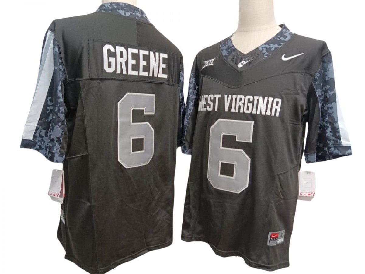 West Virginia Mountaineers #6 Garrett Greene Vapor F.U.S.E. Limited Jersey