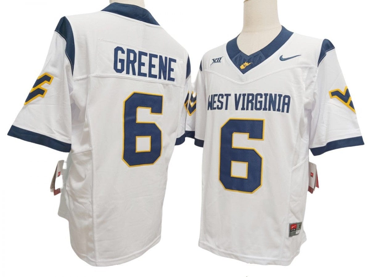 West Virginia Mountaineers #6 Garrett Greene Vapor F.U.S.E. Limited Jersey - Image 4