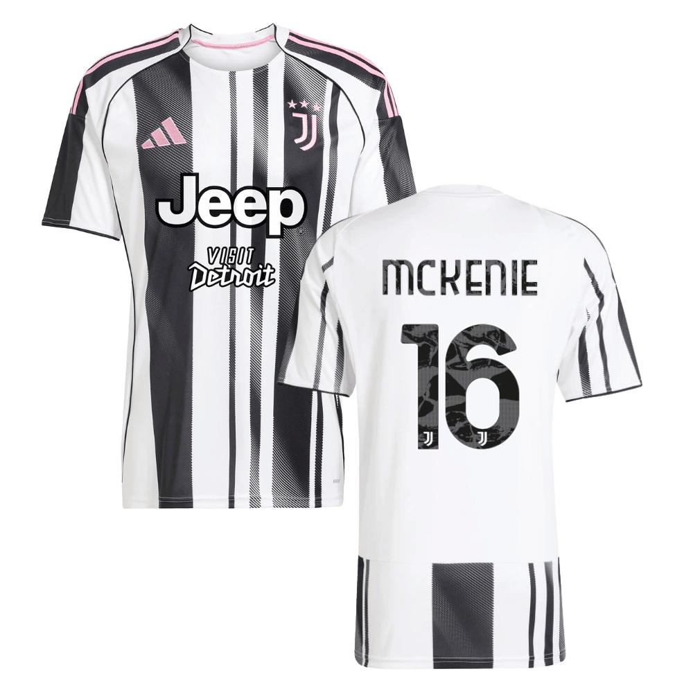 Weston McKennie 16 Juventus 2025-26 Home Men Jersey – White