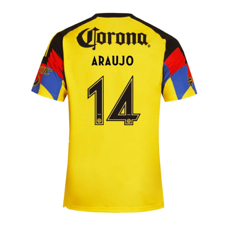 Club América 2025-26 Araujo 14 Home Jersey – Yellow