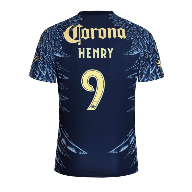 Alternative view of Club América 2025-26 Henry 9 Away Jersey – Navy