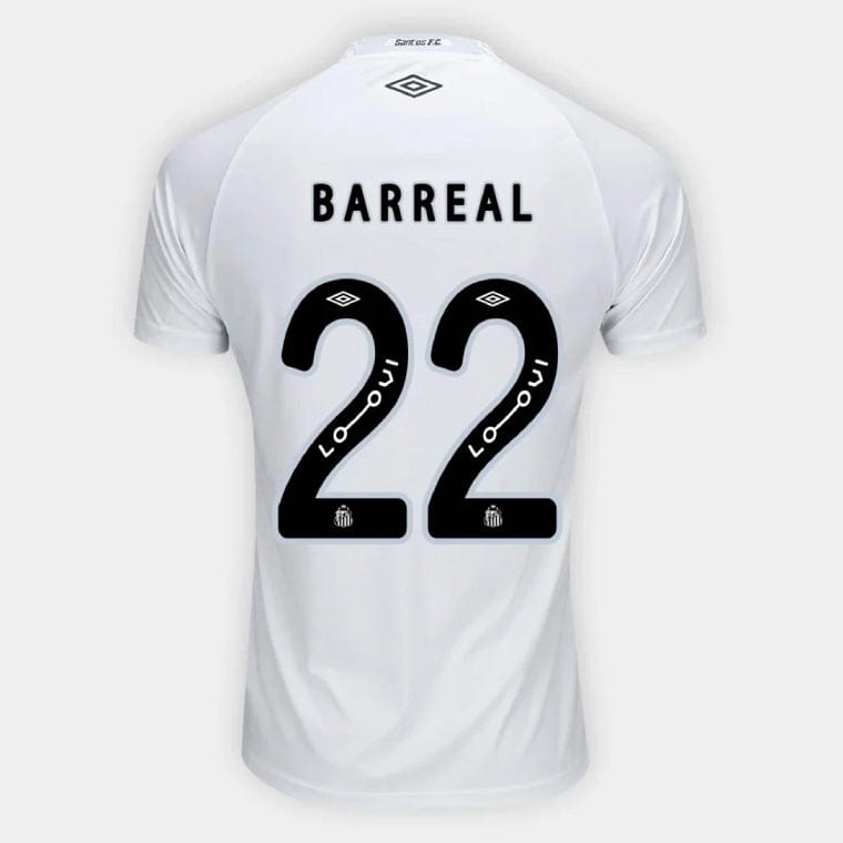 Santos FC BARREAL 22 Home 2025-26 Jersey – White