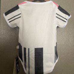 Alternative view of Juventus 202526 Tiny Bianconeri Fan Soccer Baby Bodysuit – Black White