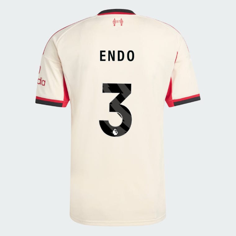 Liverpool 2025-26 ENDO 3 Away Jersey – Cream