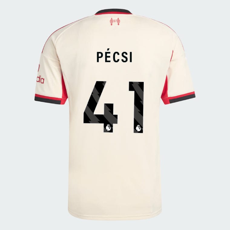 Liverpool 2025-26 PÉCSI 41 Home Jersey – Red