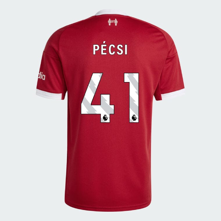 Liverpool 2025-26 PÉCSI 41 Home Jersey – Red