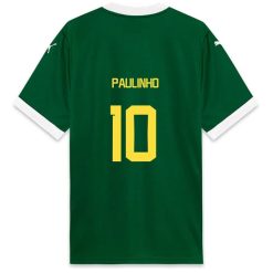 Palmeiras PAULINHO 10 Home 2025-26 Jersey – Green