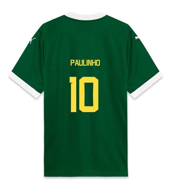 Palmeiras PAULINHO 10 Home 2025-26 Jersey – Green