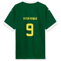 Palmeiras VITOR ROQUE 9 Home 2025-26 Jersey – Green