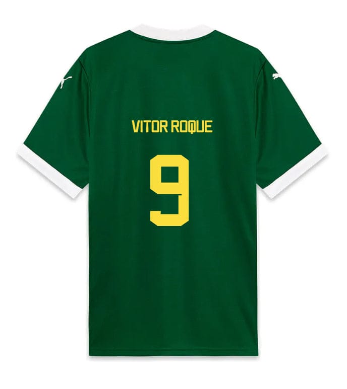 Palmeiras VITOR ROQUE 9 Home 2025-26 Jersey – Green