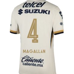 Alternative view of Pumas UNAM 2025-26 NATHAN SILVA 6 Away Jersey – Azul Marino