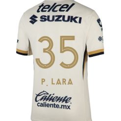 Alternative view of Pumas UNAM 2025-26 P. LARA 35 Home Jersey – Blanco