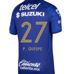 Pumas UNAM 2025-26 P. QUISPE 27 Away Jersey – Azul Marino