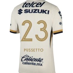 Pumas UNAM 2025-26 PUSSETTO 23 Home Jersey – Blanco